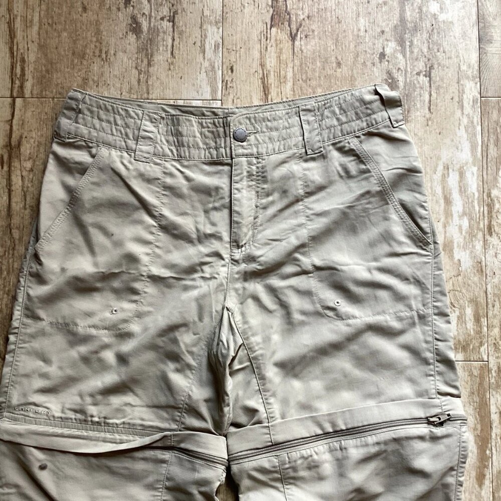 COLUMBIA Titanium Convertible Hiking Pants Beige Omni-Dri Women’s 6 - Picture 2 of 8